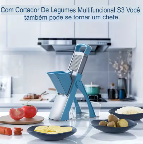 Fatiador vertical de legumes 5 funções — detalhe do produto