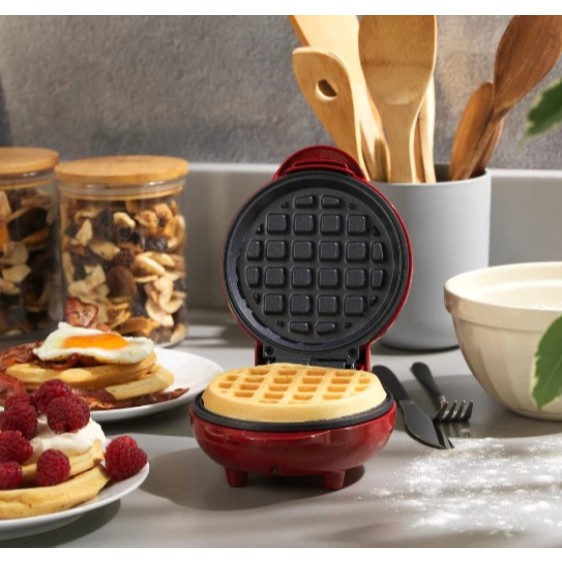 Mini máquina de waffles bivolt