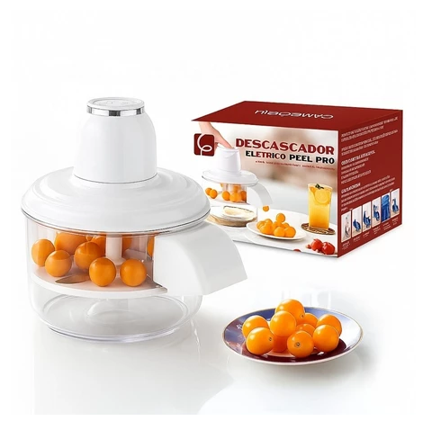 Descascador elétrico de frutas e legumes bivolt — detalhe do produto