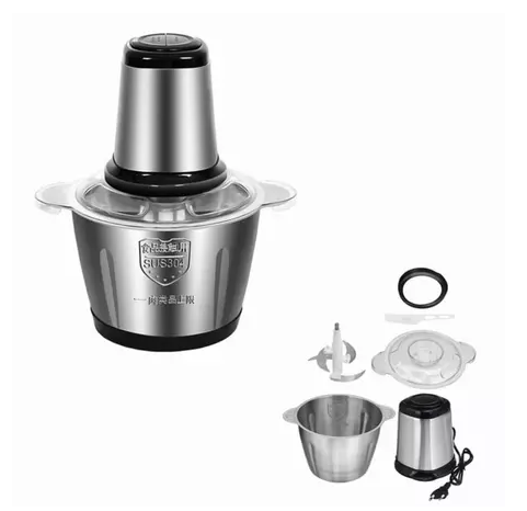 Triturador de alimentos em inox 2 L ou 3 L — detalhe do produto